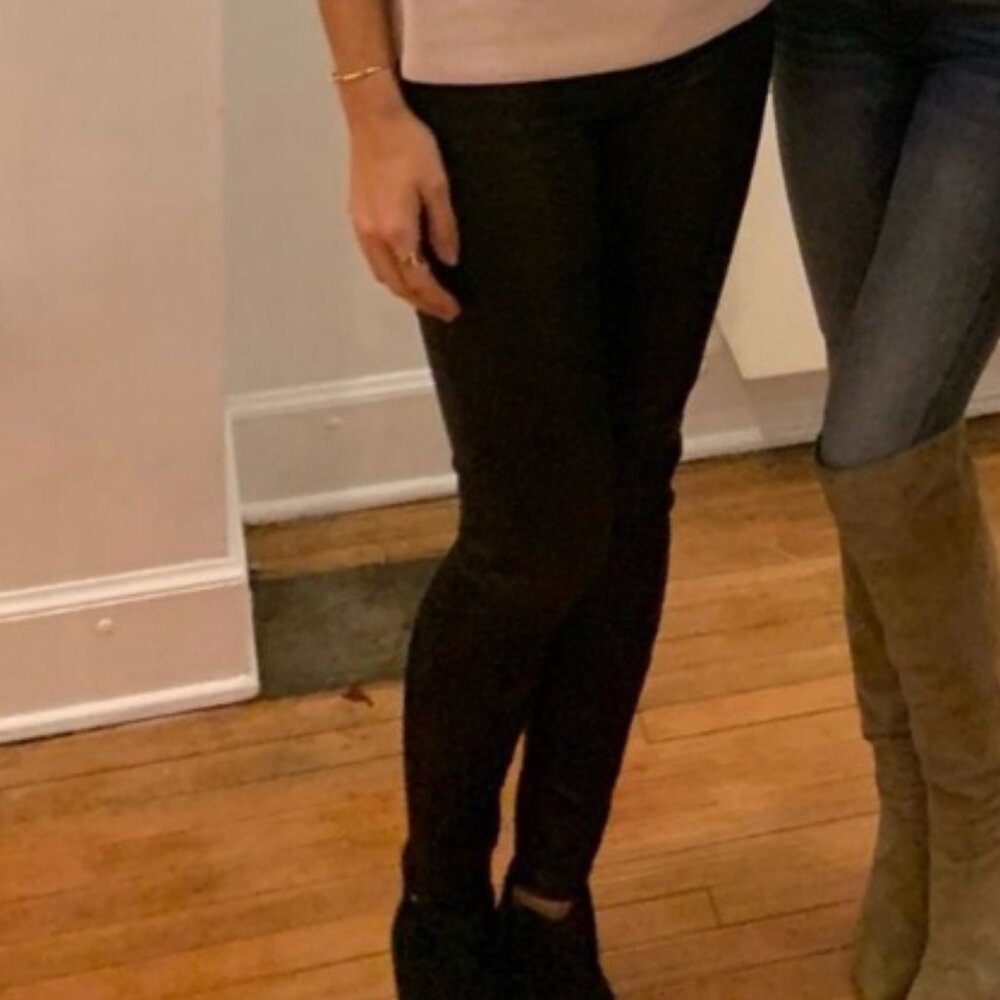 J Brand Maria Mid Rise leather pants, 25